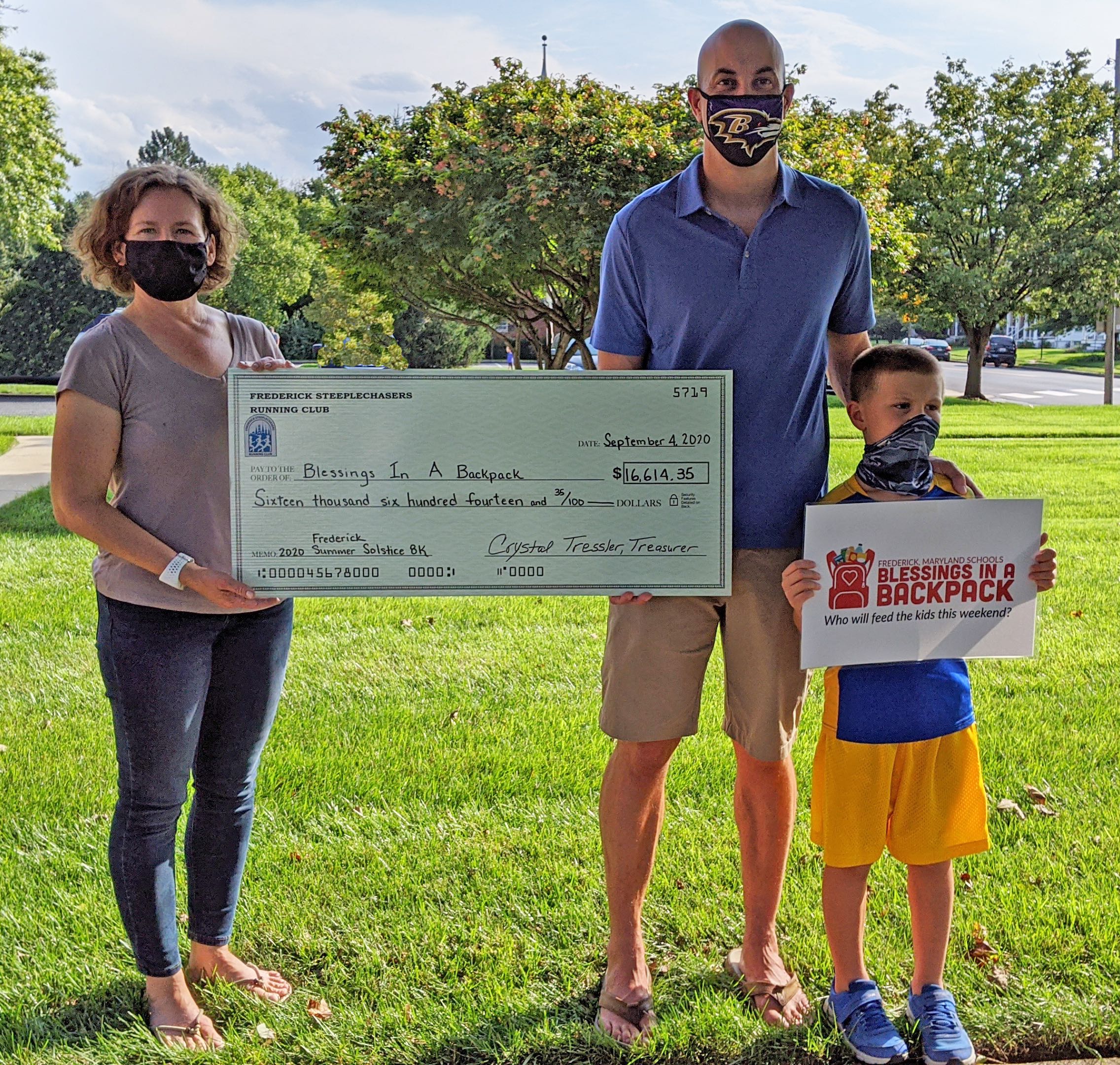 Virtual Frederick Summer Solstice 8K Raises $16,000 for Blessings in a Backpack